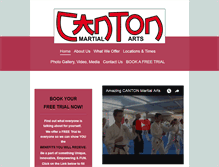Tablet Screenshot of cantonmartialarts.org.uk
